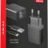 Akai CH-6A05 2USB + дата-кабель microUSB 2.1A Black