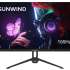 Монитор 27" SUNWIND SUN-M27BA107 black, 1920x1080, IPS, 3ms, 16:9, 2*HDMI, DP, 1000:1, 300cd, 178°/178°