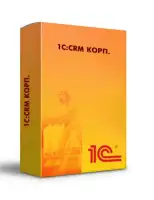 1С :CRM КОРП. Клиентская лицензия на 5 рабочих мест. (USB)