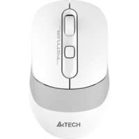 A4Tech Fstyler FB10C белый/серый оптическая (2400dpi) беспроводная BT/Radio USB (4but) (FB10C GRAYISH WHITE)