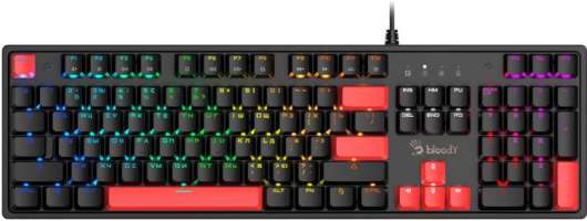 A4Tech Клавиатура Bloody S510R механическая черная USB LED 1859410
