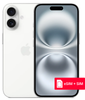 Apple iPhone 16 128Gb nanoSim + eSim White