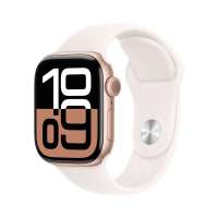 Apple Смарт-часы Watch Series 10 42mm Rose Gold Aluminum Case with Light Blush Sport Band (M/L)
