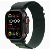 Apple Смарт-часы Watch Ultra 2 (2024) 49mm Black Titanium Case Dark Green Alpine Loop (S)
