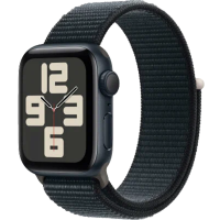 Apple Умные часы Watch SE 2023, 40 мм, Midnight Sport Loop, Midnight Aluminium (MRE03)