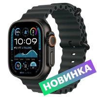 Apple Умные часы Watch Ultra 2, Cell 49мм, Black Titanium, Black Ocean MX4P3ZP/A