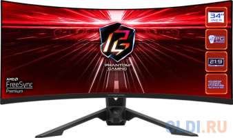 ASRock Монитор 34" Phantom Gaming PG34WQ15R3A