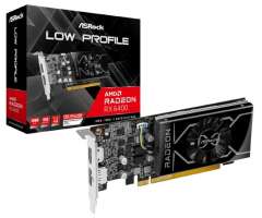 ASRock PCI-E Radeon RX 6400 Low Profile (RX6400 LP 4G) 4GB 1923/16000MHz HDMI DP