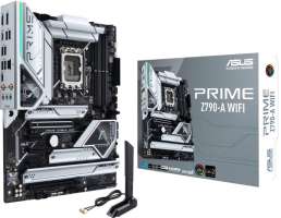 ASUS Материнская плата ATX PRIME Z790-A WIFI (LGA1700, Z790, 4*DDR5(4800), 4*SATA RAID, 4*M.2, 5*PCIe, 7.1CH, 2.5Glan, 8*USB 3.2, BT/WiFi, HDMI/DP)