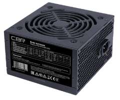 Блок питания ATX CBR PSU-ATX500-12GM 500W 80+ Bronze, APFC, черный