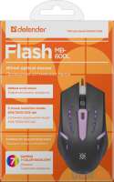 Defender Мышь оптическая Flash MB-600L 7 цветов,4 кнопки,800-1200dpi