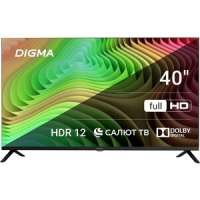 Digma LED DM-LED40SBB36 40" Салют ТВ Frameless Metal черный FULL HD 60Hz DVB-T DVB-T2 DVB-C DVB-S DVB-S2 USB WiFi Smart TV