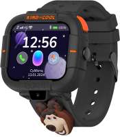 Elari Умные часы KidPhone «Маша и Медведь» Чёрные