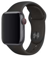 Everstone ES-AWBS-103 Apple Watch 38/40мм силиконовый Black