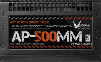 FORMULA Блок питания ATX AP500ММ 500W, 80 PLUS WHITE, RTL