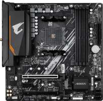 GIGABYTE Материнская плата mATX B550M AORUS ELITE AX (AM4, 4*DDR4(3200), 4*SATA RAID, 2*M.2, 3*PCIe, Glan, DVI, HDMI, 4*USB 2.0, 4*USB 3.0)