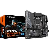 GIGABYTE Материнская плата mATX B760M GAMING X DDR4 (LGA1700, B760, 4*DDR4(5333), 4*SATA 6G RAID, 2*M.2, 2*PCIE, 2.5Glan, HDMI, DP, 4*USB 3.2, 2*USB 2