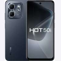 Смартфон Infinix X6531B Hot 50i 128Gb 6Gb черный моноблок 3G 4G 2Sim 6.78&quot; 720x1600 Android 14 48Mpix 802.11 a/b/g/n/ac NFC GPS GSM900/1800 GSM19