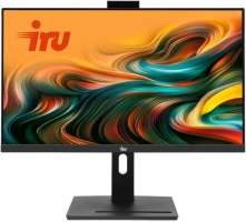 iRu Моноблок 23.8'' 23AM 2030221 Ryzen 5 5675U/8GB/256GB SSD/FHD/GbitEth/WiFi/BT/cam/90W/noOS/black