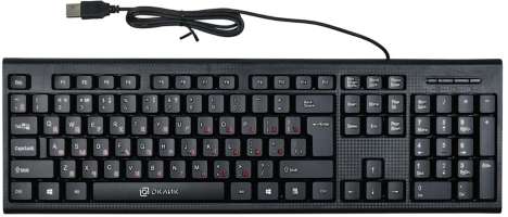 Клавиатура Oklick 120M 1083044 черный, USB