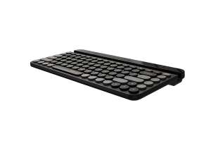 Клавиатура Wireless A4Tech FBK30 BLACKCURRANT черная/серая USB BT/Radio slim Multimedia 1789656