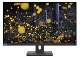 Lenovo Монитор 27" ThinkVision E27q-20 62D0GAR1CB 2560x1440 WLED, 16:9, IPS, 350cd, 1000:1, 3M:1, 4ms, 178/178, DP, HDMI, 75Hz, Speakers, Tilt, HAS, V