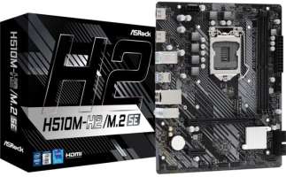 Материнская плата mATX ASRock H510M-H2/M.2 SE (LGA1200, H470, 2*DDR4 (3200), 4*SATA 6G RAID, M.2, 2*PCIE, Glan, 2*HDMI, 4*USB 3.2, 2*USB 2.0) RTL