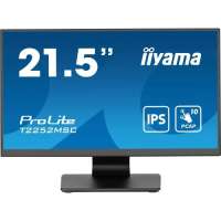 Монитор 21,5" Iiyama T2252MSC-B2 IPS, 1920x1080, 16:9, 60Hz, 5ms, 250cd, 178гр/178гр, HDMI, DP, USB, Touch, черный