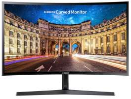 Монитор 23,5" Samsung C24F396FHI 1920x1080, 4 мс, 250 кд/м2, 3000:1, 178°/178°, VA, HDMI, VGA, изогнутый экран, Flicker-Free