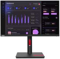 Монитор 23,8" Lenovo ThinkVision T24i-30 63CFMATXUK 1920x1080 LED, 16:9, IPS, 250cd, 1000:1, 3M:1, 4ms, 178/178, DP, HDMI, VGA, 60Hz, HAS, tilt, pivot