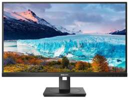 Монитор 27" Philips 273S1 (00/01), LCD, 1920х1080, 4мс, 300 кд/м2, 1000:1, 178°/178°, IPS, 16:9, 75 Hz, HDMI, DP, USB-C, Height adj, Pivot, Tilt, Swiv