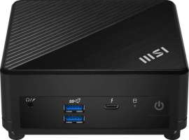 MSI Компьютер Cubi 5 12M-013RU 9S6-B0A811-298 i5-1235U/16GB/512GB SSD/Iris Xe graphics/2*GbitEth/USB Type-C/HDMI/DP/65W/Win11Pro/black