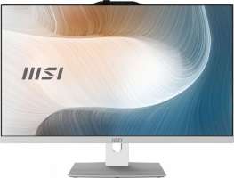 MSI Моноблок 27'' Modern AM272P 1M-678XRU 9S6-AF8232-678 7 150U/16GB/512GB SSD/1920x1080/GBitEth/WiFi/BT/Cam/kbd/mouse/noOS/white