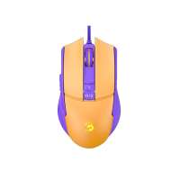 Мышь A4Tech Bloody L65 Max L65 MAX/ROYAL VIOLET желтая/фиолетовая оптическая (12000dpi) USB (6but) 1808893