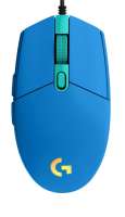 Мышь Logitech G203 LIGHTSYNC 910-005798 8000dpi, оптическая светодиодная, USB, синий