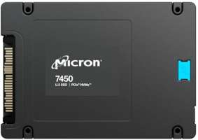 Накопитель SSD 2.5'' Micron MTFDKCC1T9TFR-1BC1ZABYY 7450 PRO 1.92TB PCIe 4.0 x4 NVMe 3D TLC 6800/2700MB/s IOPS 800K/120K TBW 3650 DWPD 1