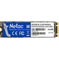 Накопитель SSD M.2 2280 Netac NT01N535N-512G-N8X N535N series 512GB SATA 6Gb/s 3D TLC NAND 540/490MB/s MTBF 1.5M Retail