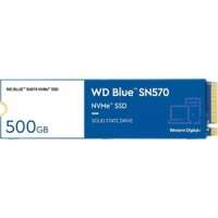 Накопитель SSD M.2 2280 Western Digital WDS500G3B0C Blue SN570 NVMe 500GB PCIe Gen3 x4 NVMe v1.4 TLC 3500/2300MB/s IOPS 360K/390K 300TBW MTTF 1.5M