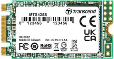 Накопитель SSD M.2 2242 Transcend TS250GMTS425S 425S 250GB SATA 6Gb/s 3D TLC 500/330MB/s IOPS 40K/75K TBW 90 DWPD 0.3