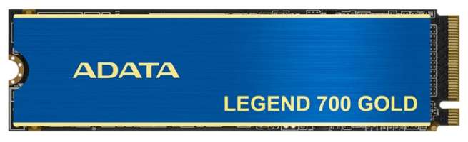 Накопитель SSD M.2 2280 ADATA SLEG-700G-512GCS-SH7 LEGEND 700 GOLD 512GB PCIe Gen3 x4 NVMe 2000/1600MB/s IOPS 60K/240K MTBF 1.5M 160 TBW