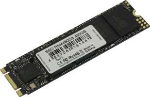 Накопитель SSD M.2 2280 AMD R5M480G8 Radeon R5 480GB SATA 6Gb/s 3D TLC 530/500MB/s IOPS 84K/70K MTBF 2M RTL