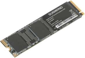 Накопитель SSD M.2 2280 SUNWIND SWSSD256GN3T NV3 256GB PCIe 3.0 x4 1800/1000MB/s MTBF 1.5M TBW 80