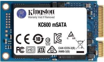 Накопитель SSD mSATA Kingston SKC600MS/1024G KC600 1TB SATA 6Gb/s 3D TLC 550/520MB/s MTBF 1M