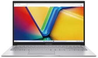 Ноутбук ASUS VIVOBOOK X1504ZA-M004T0-BQ028 90NB1022-M00HW0 I5-1235U/8GB/512GB SSD/15.6" FHD/BT/cam/DOS/silver