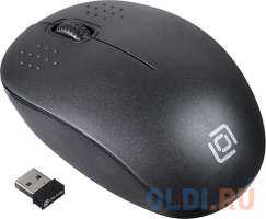 Oklick Мышь беспроводная 685MW черный оптическая (1200dpi) USB (2but)