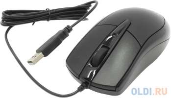 Oklick Мышь проводная 125M чёрный USB