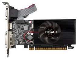 PCI-E Sinotex GeForce GT210 Ninja (NF21NP013F) 1GB DDR3 64bit 40nm 589/1000MHz DVI/HDMI/CRT RTL