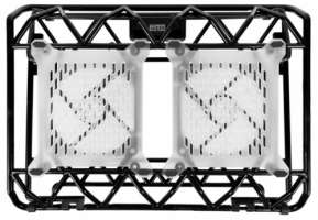 Подставка для ноутбука STM Cooling IP33 до 17,3", 2вентилятора 120x120мм, чёрная