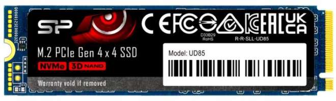 Silicon Power Накопитель SSD M.2 2280 SP02KGBP44UD8505 UD85 2TB PCI-E 4.0 x4 3600/2800MB/s MTBF 1.5M