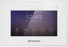 Видеодомофон Tantos Marilyn HD Wi-Fi IPS (white) 7 дюймов, с поддержкой форматов AHD/CVI/TVI 1080р/720p/CVBS